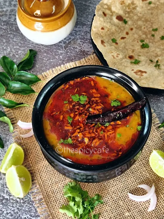 dal palak spinach dal lentil curry vegan vegetarian protein-rich diabetic-friendly healthy nutritious easy quick simple delicious lunch dinner rice parotha punjabi