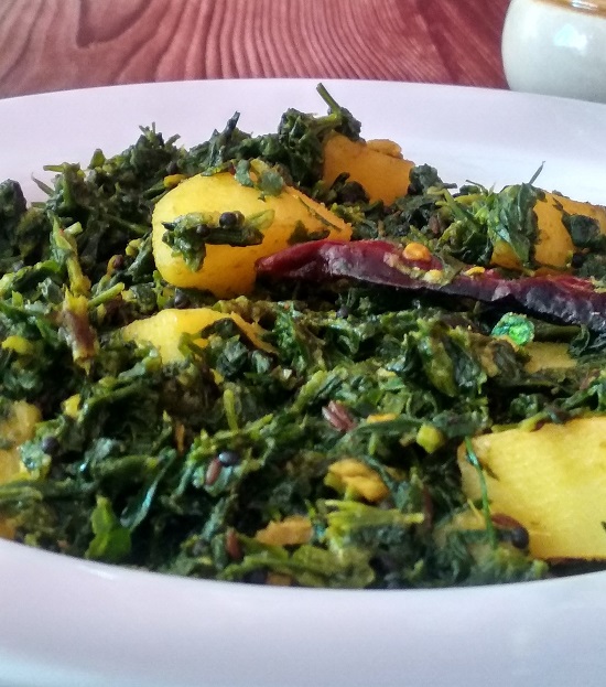 Aloo Methi | Sauteed Potatoes & Fenugreek Leaves Recipe Aloo Methi | Sauteed Potatoes & Fenugreek Leaves Recipe https://thespicycafe.com/wp-content/uploads/2021/12/aloo-methi-scaled.jpg https://thespicycafe.com/aloo-methi-sauteed-potatoes-fenugreek-recipe/