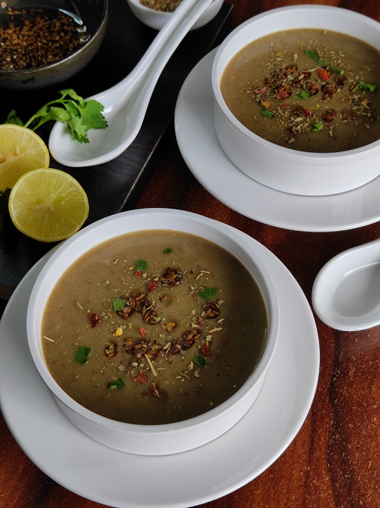 green moong dal soup lentil soup vegan vegetarian