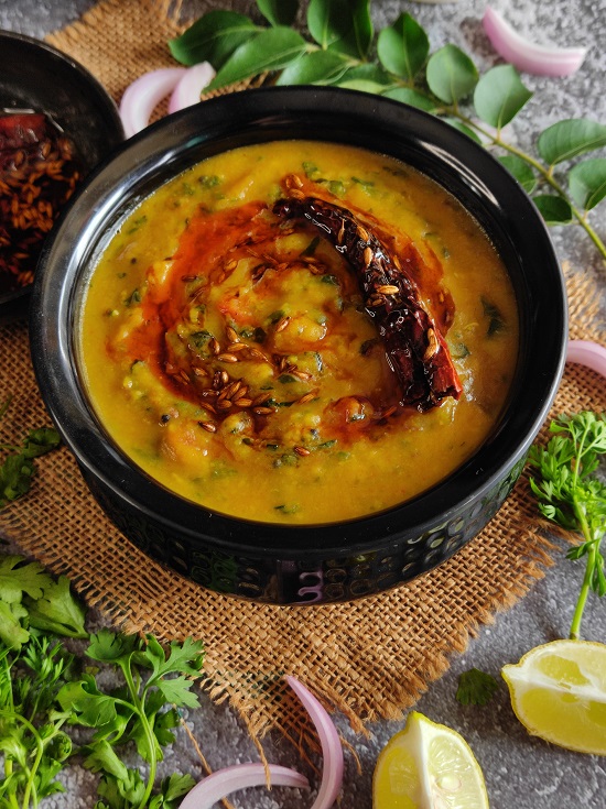 Methi Dal Recipe | Fenugreek Lentil Curry (Vegan) https://thespicycafe.com/wp-content/uploads/2022/12/METHI-DAL-1.jpg https://thespicycafe.com/methi-dal-recipe/