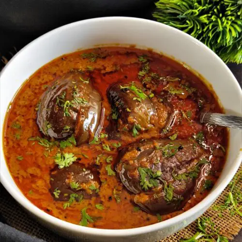 Bharli Vangi Maharashtrian Style | Stuffed Eggplant Curry Indian Recipe Bharli Vangi Maharashtrian Style | Stuffed Eggplant Curry Indian Recipe https://thespicycafe.com/wp-content/uploads/2023/08/1-bharli-vangi-bharwa-baingan-stuffed-eggplants-aubergine-peanut-curry-vegan-vegetarian-easy-quick-simple-brinjal-curry-lunch-dinner-gravy-indian-maharashtrian-vangi.png https://thespicycafe.com/bharli-vangi/