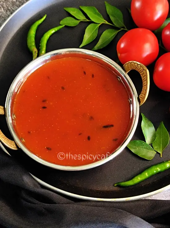 Tomato Saar | Maharashtrian Tomatocha Saar Recipe Tomato Saar | Maharashtrian Tomatocha Saar Recipe https://thespicycafe.com/wp-content/uploads/2023/08/1-tomato-saar-soup-healthy-nutritious-easy-quick-simple-appetizer-cream-of-tomato-soup-vegan-vegetarian-lunch-dinner-indian-shorba.png https://thespicycafe.com/maharashtrian-tomato-saar-recipe/