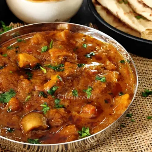 Mushroom Masala Curry | मशरूम मसाला करी | Mushroom Curry Recipe mushroom masala restaurant style curry vegan vegetarian Indian lunch dinner snack breakfast easy quick simple best with tandoori naan paratha