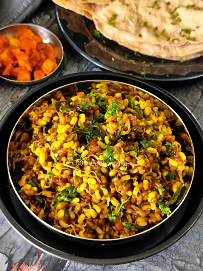 Matki Chi Usal | Dry Matki Sabji For Tiffin Matki Chi Usal | Dry Matki Sabji For Tiffin https://thespicycafe.com/wp-content/uploads/2024/03/1-matki-usal-maharashtrian-dry-matki-chi-usal-sabji-vegan-vegetarian-protein-rich-easy-quick-simple-Indian-lunch-dinner-breakfast-misal-pav.png https://thespicycafe.com/dry-matki-usal-for-tiffin-recipe/